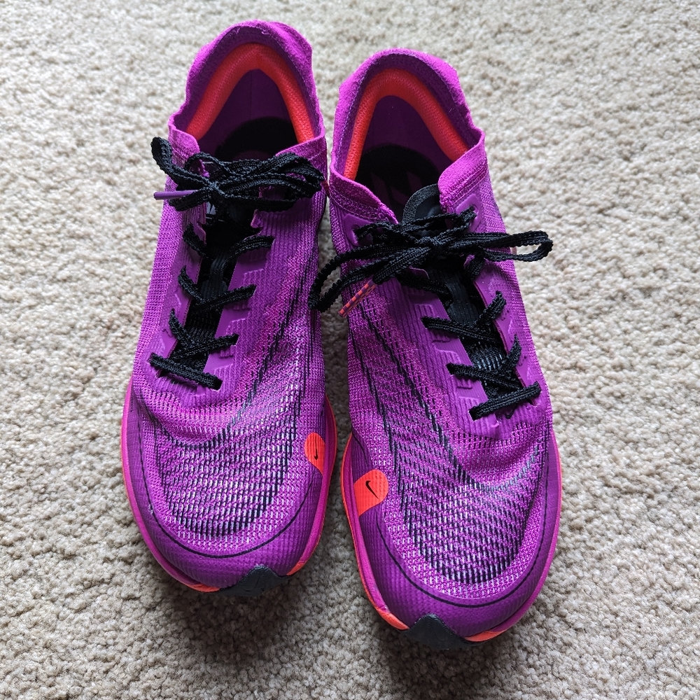 Nike ZoomX Vaporfly Next% 2 Hyper Violet Shoes CU4123-501 Women's Size 8 US